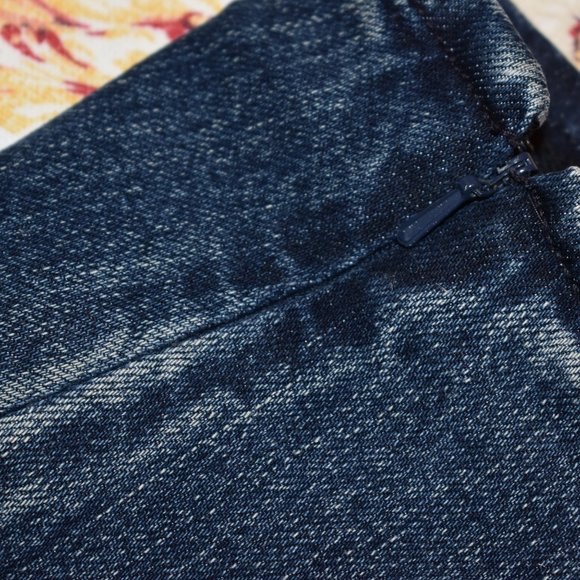 CALVIN KLEIN WOMEN'S JEANS Denim SKIRT SIZE 10 STRAIGHT CASUAL - Picture 5 of 5